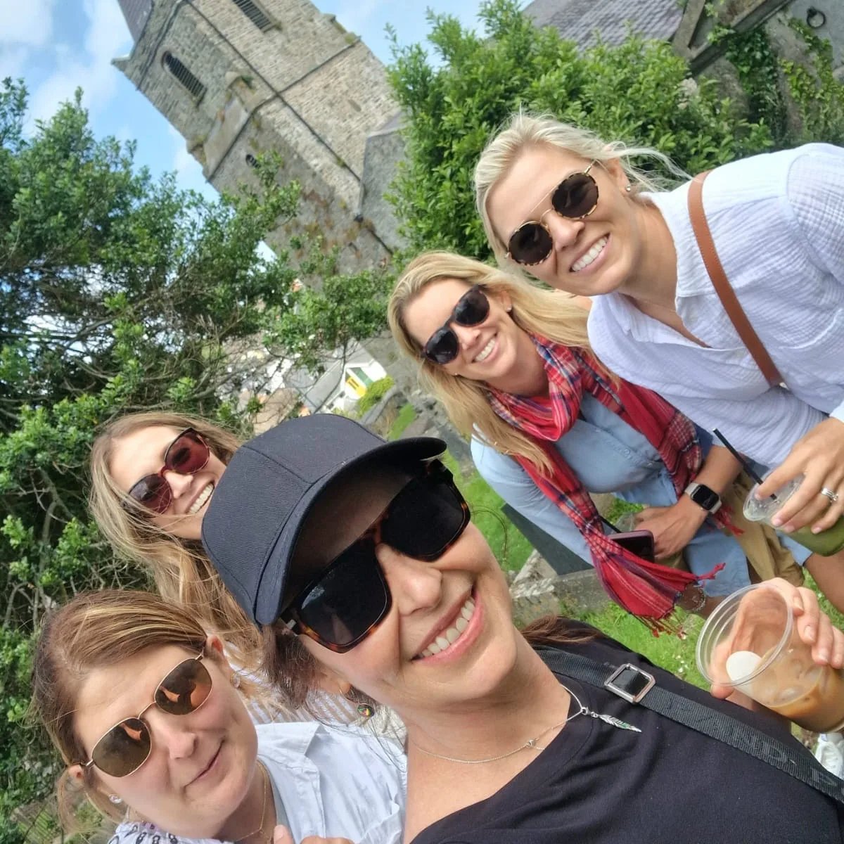 visitor selfie in cork city